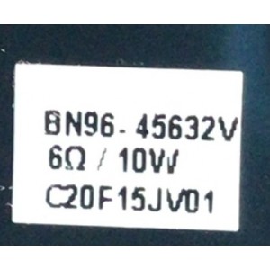 KIT DE BOCINAS PARA TV SAMSUNG ( 2 PZ ) / NUMERO DE PARTE BN96-45632V / BN9645632V / 45632V / BN63-17533X003 / BN63-17523X003 / COVER SPEAKER BOTTOM LEFT / COVER SPEAKER BOTTOM RIGHT / PANEL CY-QB085HGCV1H / MODELO QN85Q60BDFXZA XA07